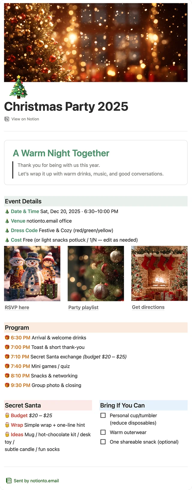 Christmas Party 2025